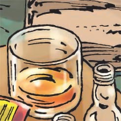 Deux verres de whisky