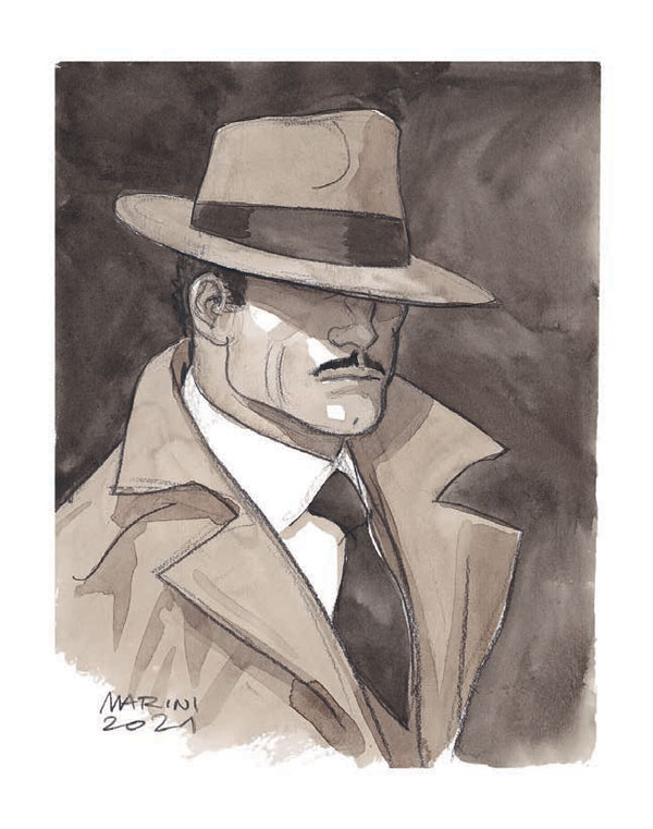 dessin original de inspecteur