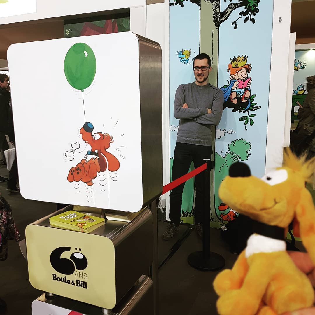 N'oubliez pas de faire votre photo avec Boule et Bill sur notre stand<br />
                  #angouJ2 #FIBD #FIBD2019 #photo #bouleetbill60ans #bouleetbill