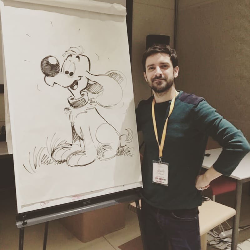 Dernière rencontre jeunesse avec Jean Bastide le dessinateur de Boule et Bill - Musée de la BD d'Angoulême<br />
                  #angouJ4 #fibd #fibd2019 #festival #festivalbd #bouleetbill60ans #bouleetbill #dessin #9emeart #angouleme