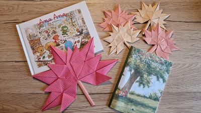 Origami feuille d'automne