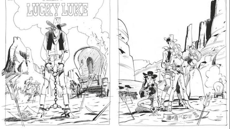 Recherches de couverture pour Wanted Lucky Luke par Matthieu Bonhomme