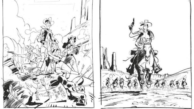 Recherches de couverture pour Wanted Lucky Luke par Matthieu Bonhomme