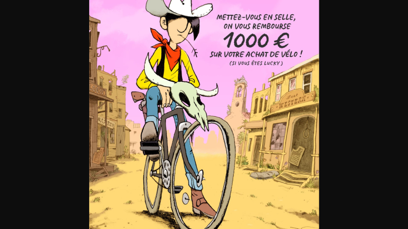 Extrait de Lucky Luke se recycle