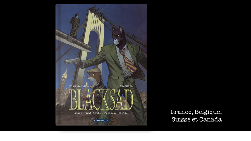 Couverture du prochain tome de Blacksad - Tome 6 - Alors, tout tombe