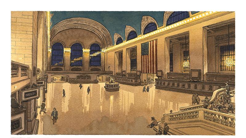 Grand Central Terminal par Juanjo Guarnido et Juan Diaz Canales