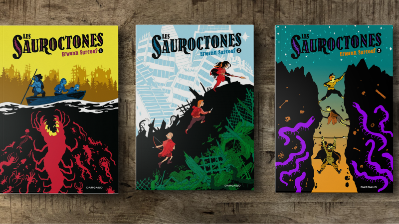 Les Sauroctones, la trilogie d'Erwann Surcouf