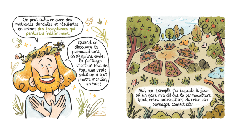 Extrait de Petites leçons de permaculture de Audrey Lainé et Alexandra Garibal