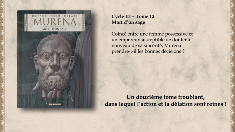 Murena, la série BD de la Rome Antique !