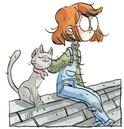 Melvina et son chat