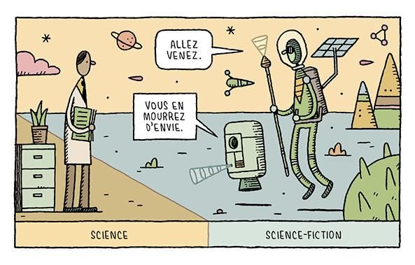 Extrait de Le Département des théories fumeuses par Tom Gauld