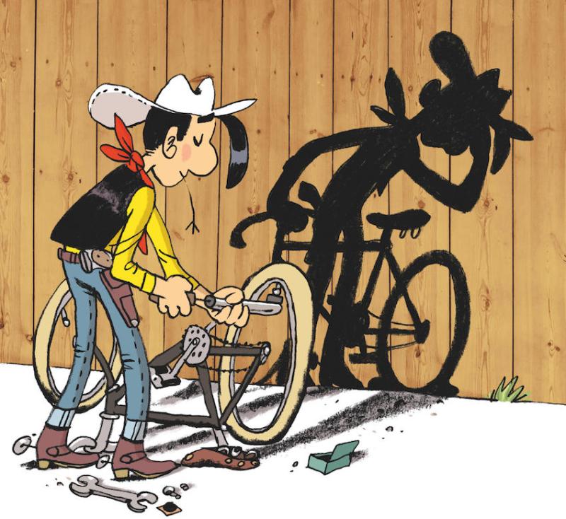 Extrait de Lucky Luke se recycle