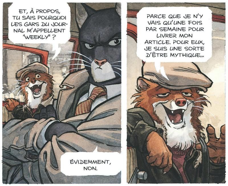 Extrait de Blacksad Tome 2 Artic-Nation