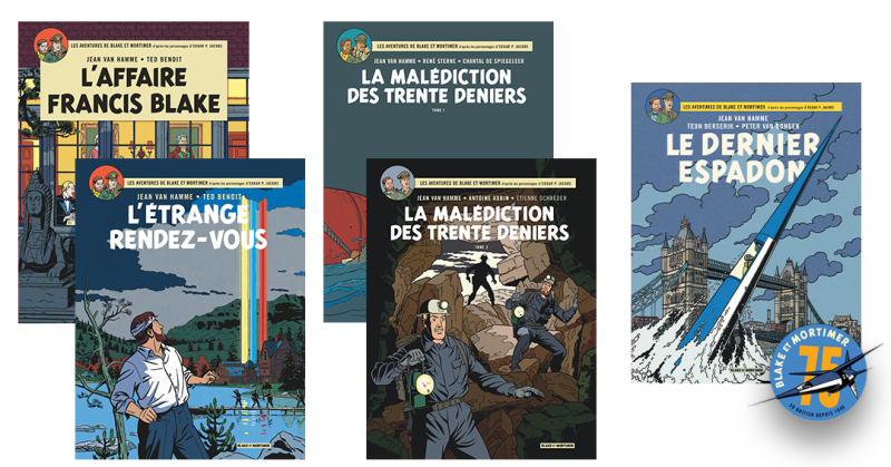 Les  aventures de Blake et Mortimer scénarisés par Jean Van Hamme