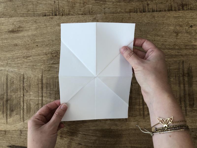 Tuto - Fabriquer son marque-page papillon en origami avec le Jardin Secret