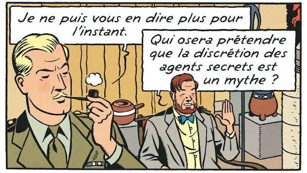 Les agents secrets Blake et Mortimer dans Huit heures à berlin