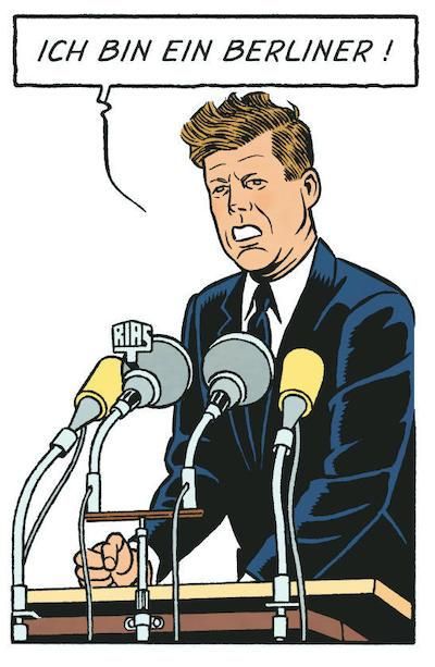 Kennedy dans Blake et Mortimer, Huit heures à Berlin