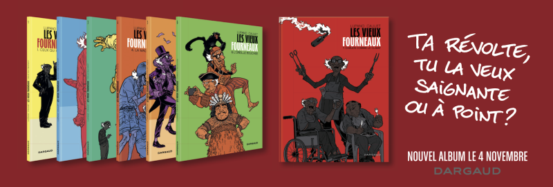 la série des Vieux fourneaux en librairie 