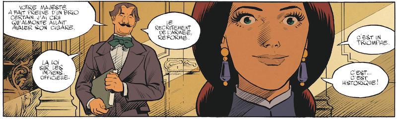 Extrait de Charlotte impératrice de Fabien Nury et Matthieu Bonhomme