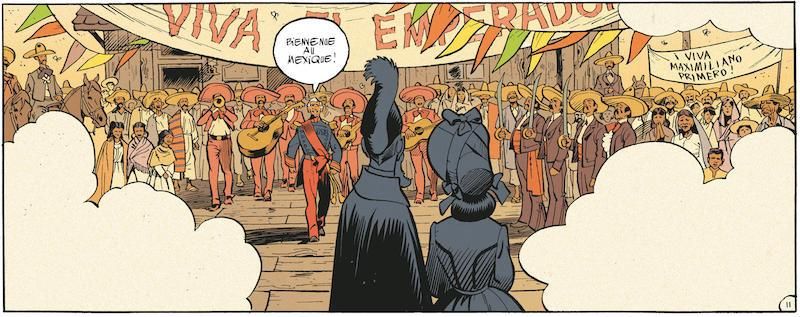 Extrait de Charlotte impératrice de Fabien Nury et Matthieu Bonhomme