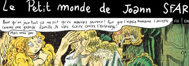 Le (presque) nouveau blog de Joann Sfar