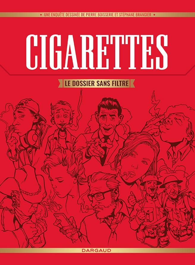 Couverture de Cigarettes, le dossier sans filtre de Boisserie et Brangier
