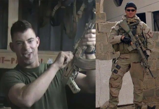 les vrais Eddie Ray Routh et Chris Kyle