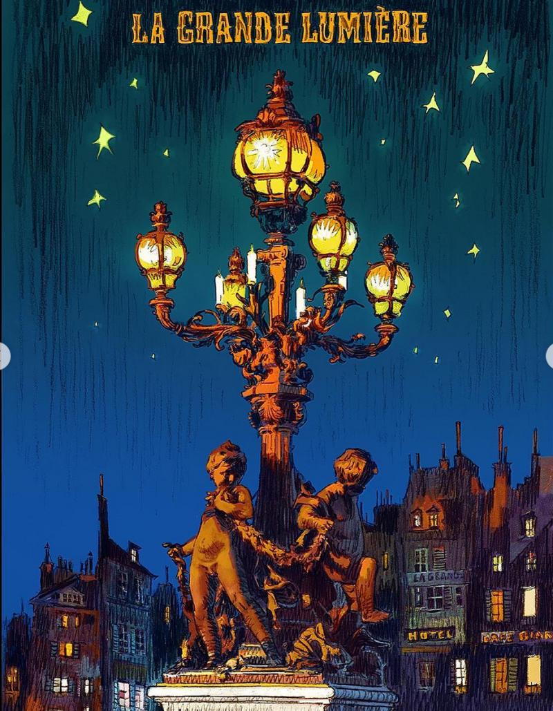 La Grande Lumière, en couleur, Oriol