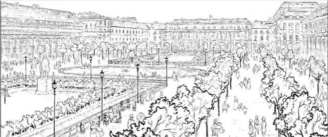 Le Palais-Royal, nouveau lieu de résidence de Charlotte