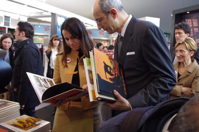 Aurélie Filippetti et Philippe Ostermann